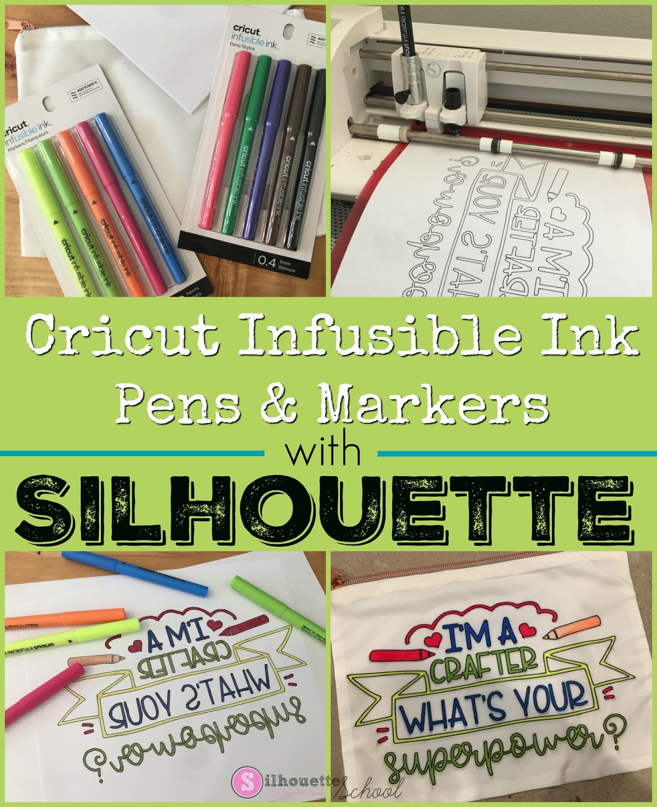 Cricut Infusible Ink Markers with Silhouette CAMEO Tutorial - Silhouette  School